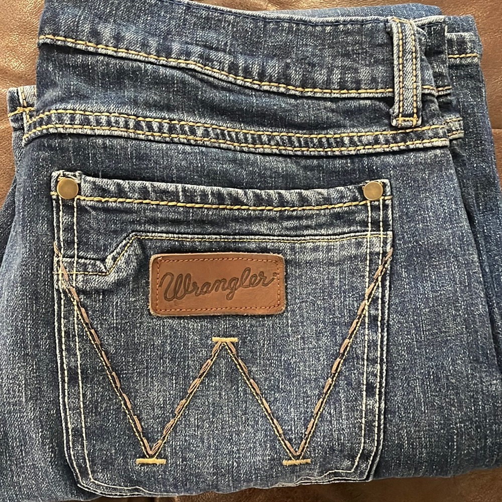Mens Wrangler Retro Slim boot jeans size 32x32 preowned
